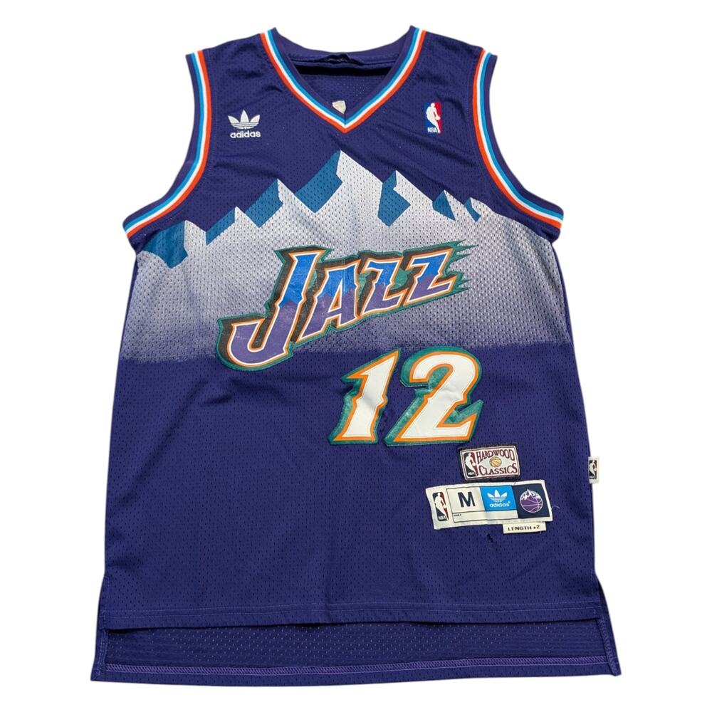 90s Adidas NBA John Stockton Jersey